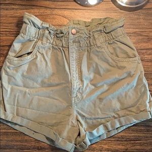 Abercrombie and Fitch High Rise Cargo Shorts